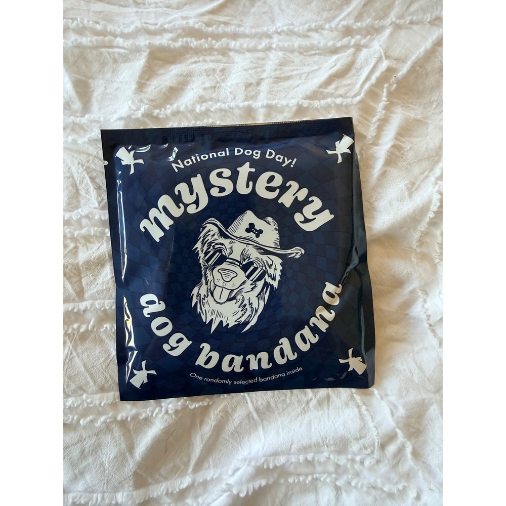 Dutch Bros Coffee National Dog Day Mystery Pet Bandana Unopened New Collectible